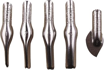 Speedball Linoleum Cutters - 5 Assorted Carving Printmaking Cutter Types, Made in the USA