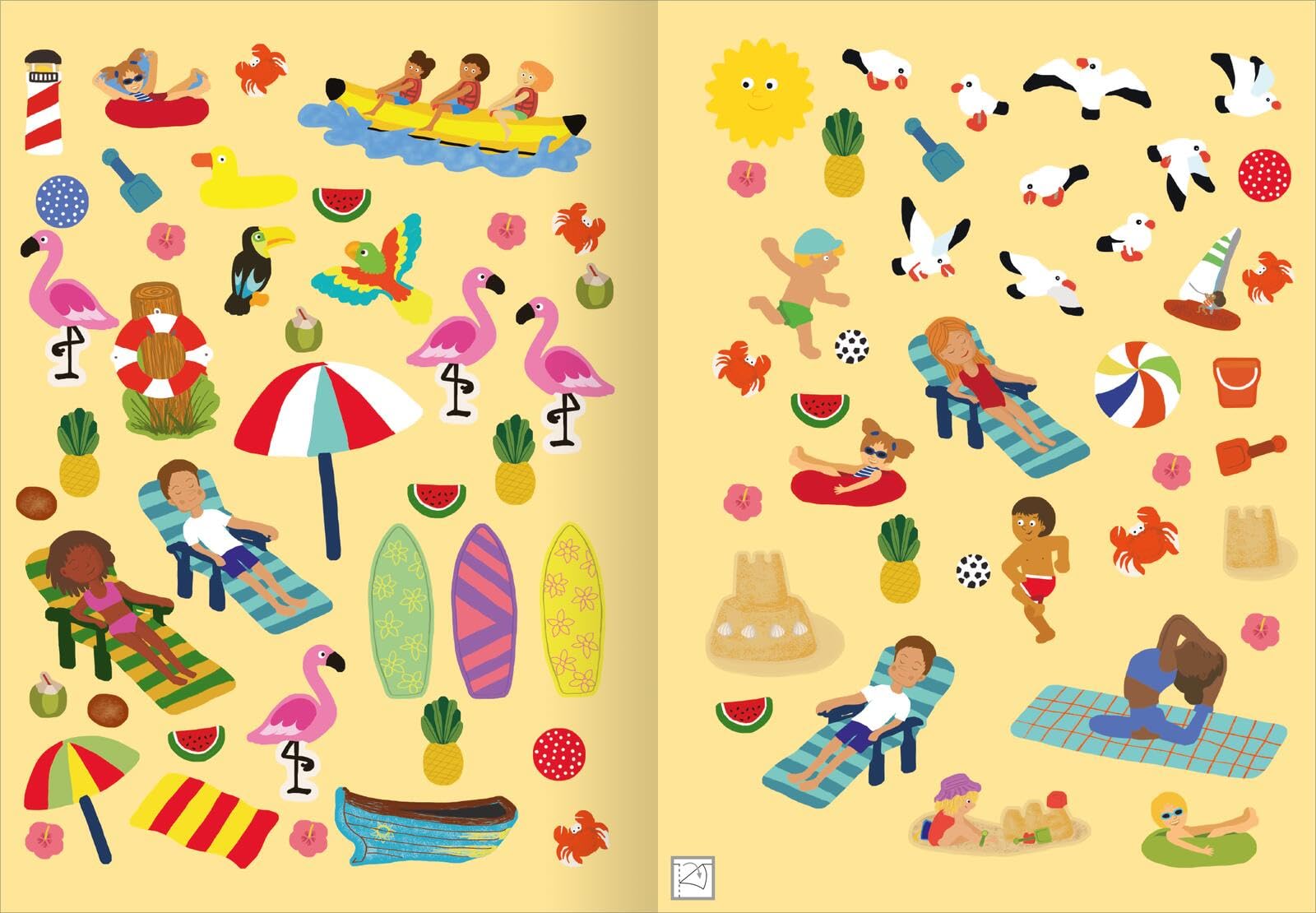 Erstes Stickern - Am Meer: Über 400 Sticker