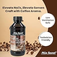 Vista 2 de Mia Secret Monómero líquido con aroma a café, líquido acrílico alternativo para uñas en polvo acrílico, monómero EMA, líquido de monómero de uñas
