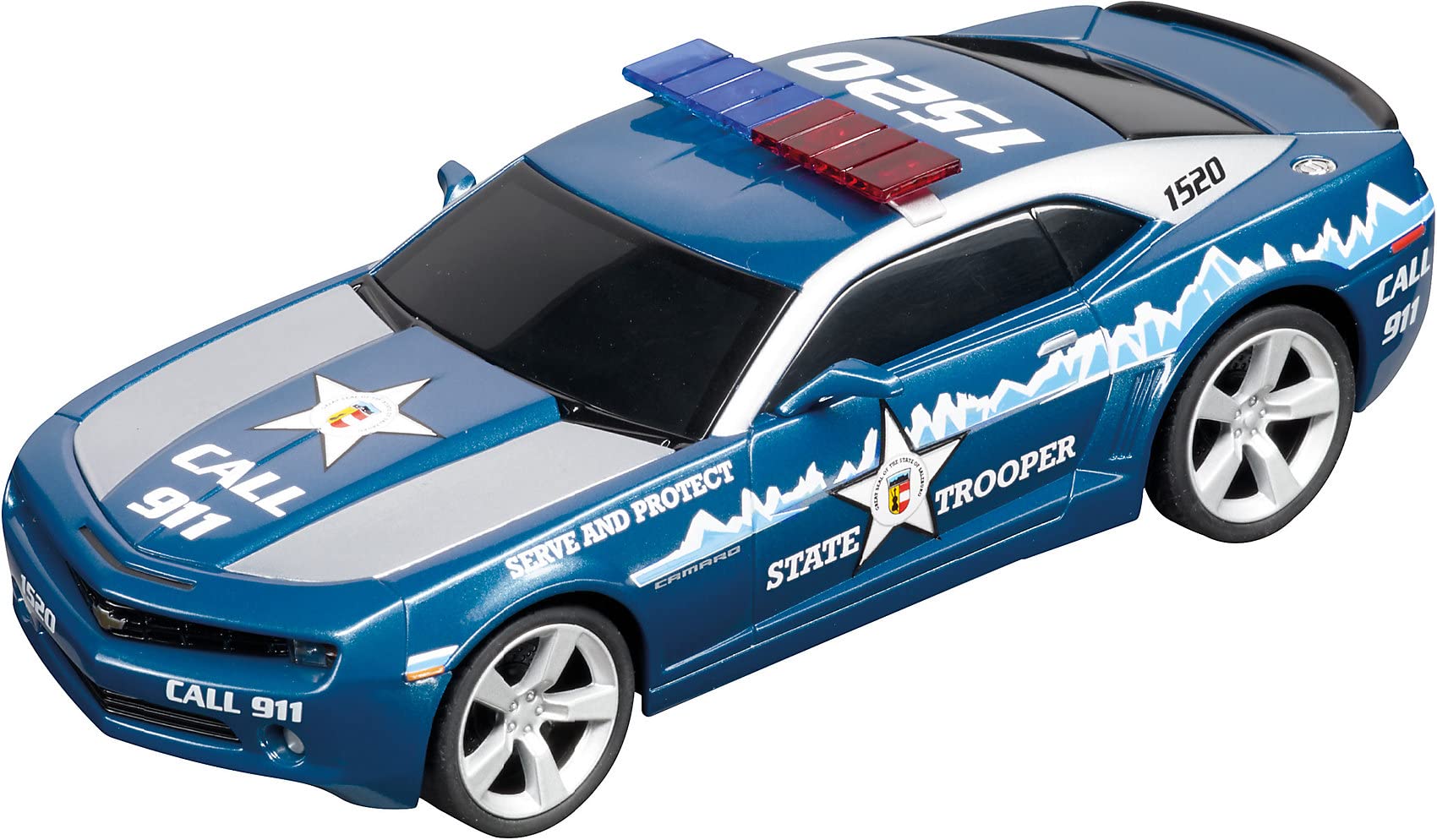 Carrera Digital 132 I Chevrolet Camaro State Trooper I Auto für Rennbahn | Rennbahnen und lizensierte Slotcars | bis zu 6 Spieler | Für Jungs & Mädchen ab 8 Jahren & Erwachsene
