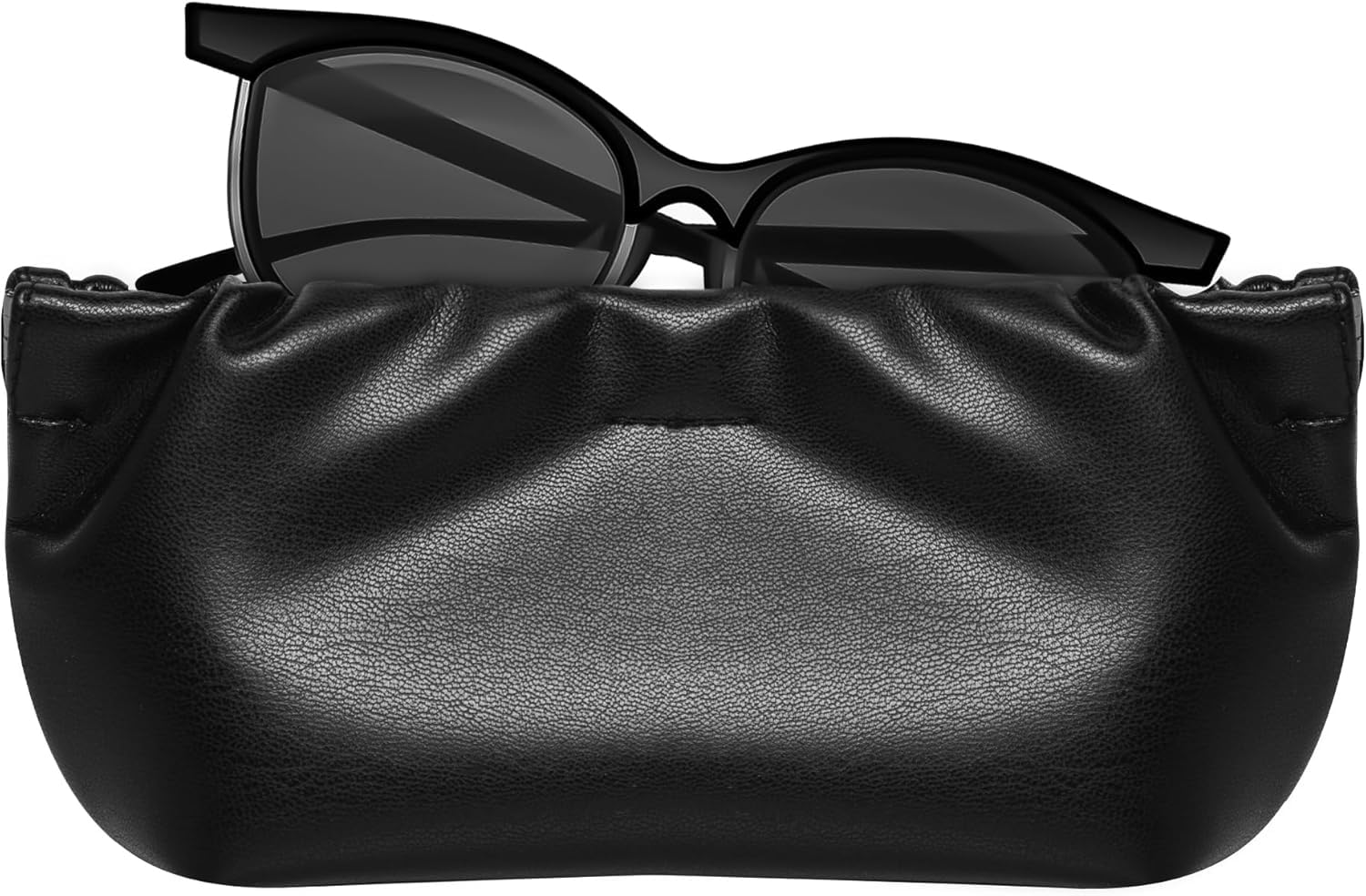 Squeeze Top Pokrowiec Na Okulary Przeciwsłoneczne Organizer Na Torebkę, Black, One Size
