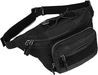 Huntvp Bumbag Tactical Waist Bag, Military Waist Pack Bum Bags for Men and Women, Travel Bum Bag Belt Bags for Outdoors Walking Running Camping Trekking