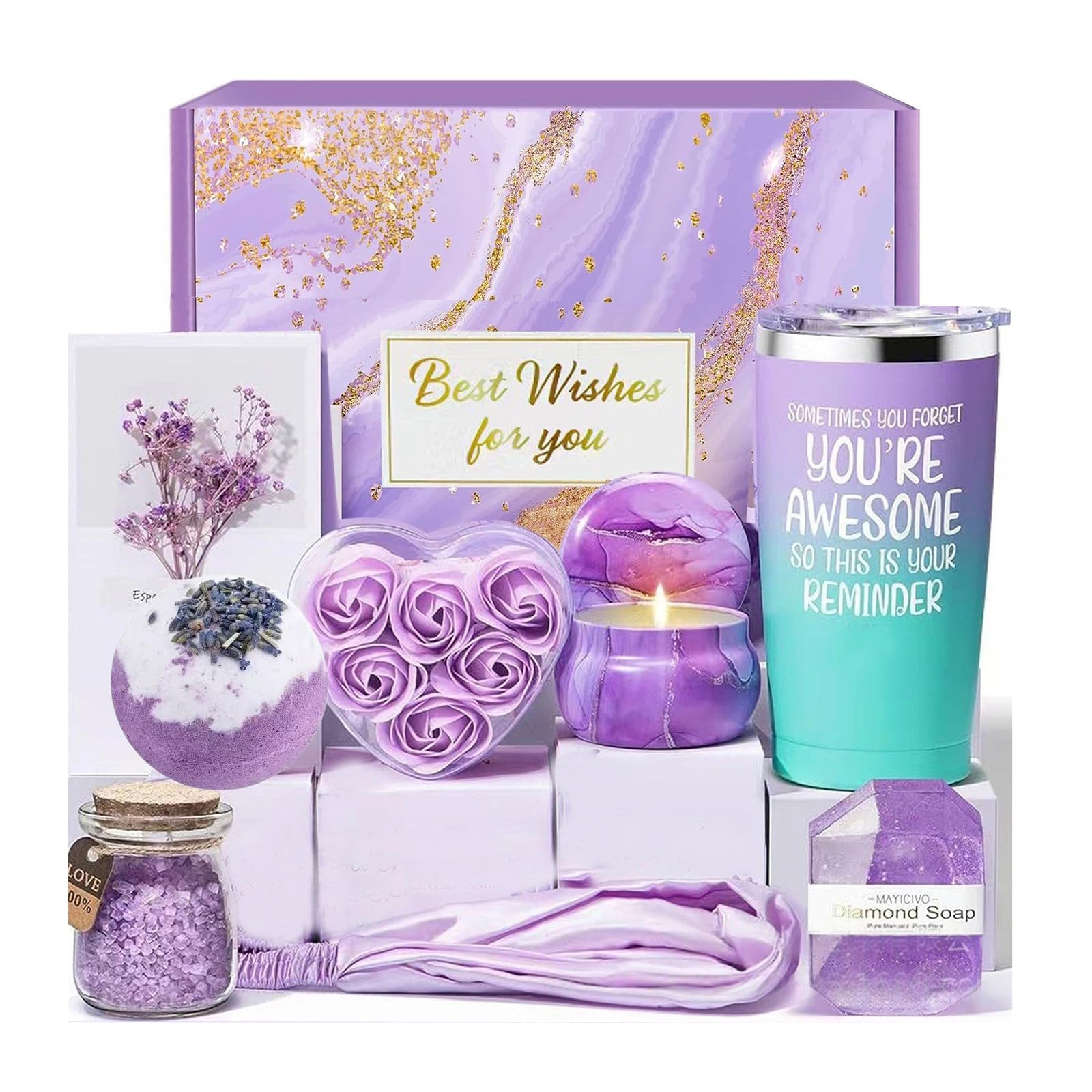 Set de baño con Antifaz y Kit de relajación con aromaterapia.
