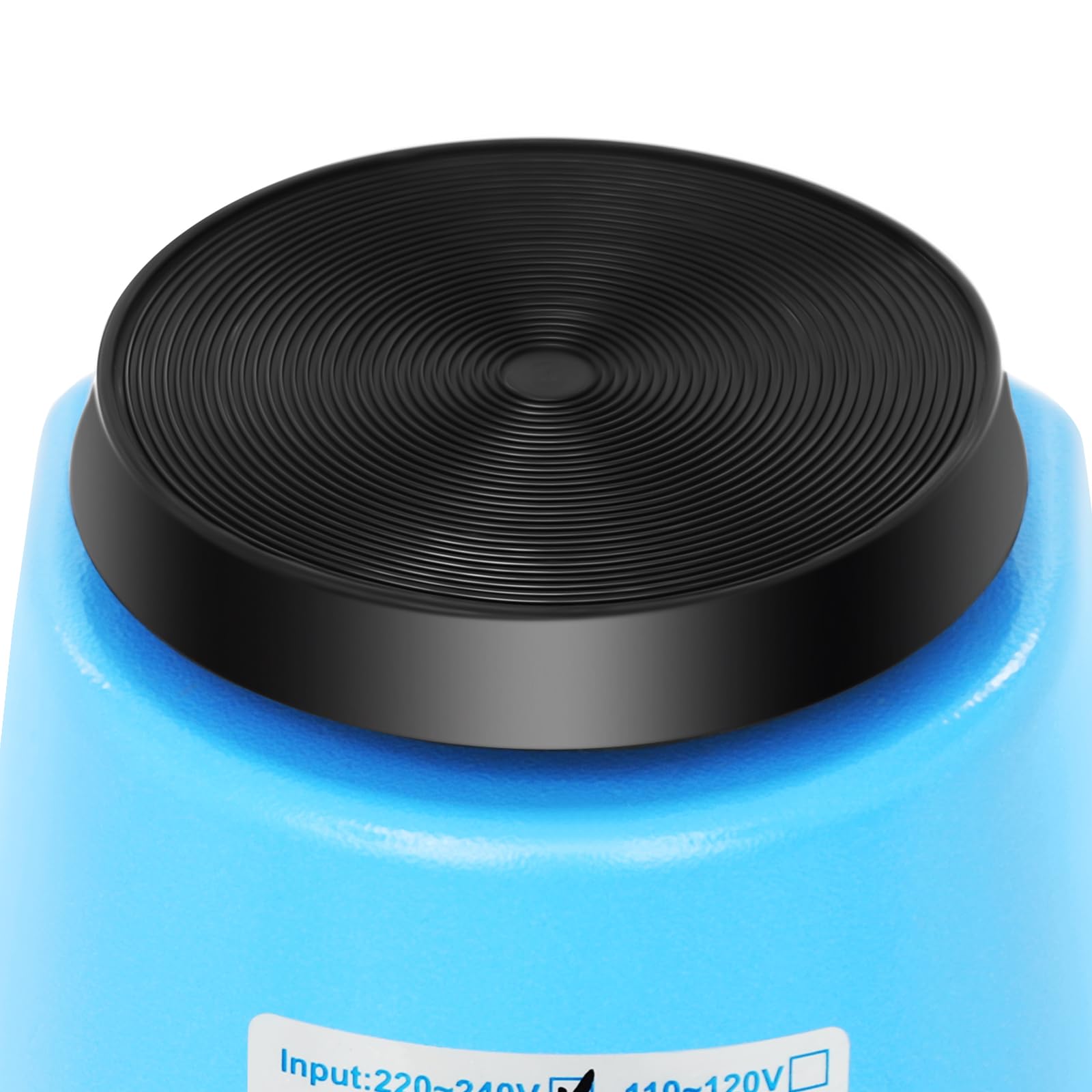 Elektrischer Gips Oszillator 10cm Rüttelplatte 70W Stufenlose Einstellung Round Lab Vibrator mit Antivibrationsfüße Gipsrüttler Geräuscharm Dentalrüttler