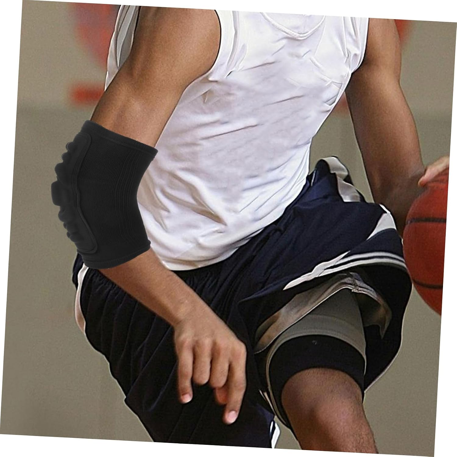 2-Piece Sports Elbow Pads Compression Elbow Sleeve for Baseball Arm Support Sleeve for Weightlifting Protector Enhanced Impact Resistance