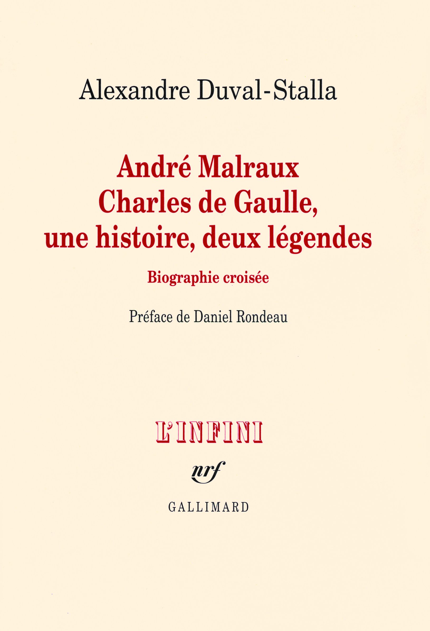 André Malraux - Charles de Gaulle, une histoire, deux légendes: Biographie croisée