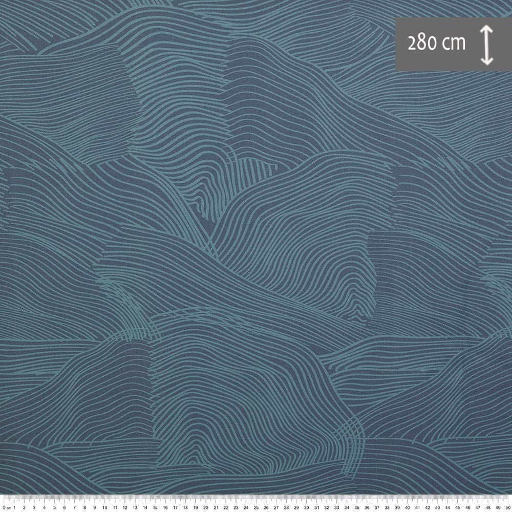 Kt KILOtela, Digital Printed Canvas Fabric, Upholstery, Cushions, Curtains, Half Panama Cotton, 100 cm Length x 280 cm Width - Image 3