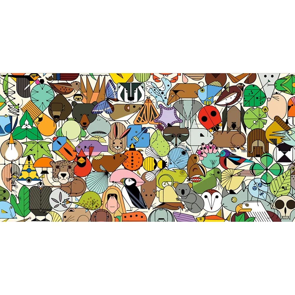Charley Harper Beguiled by the Wild 1000-Piece Jigsaw
