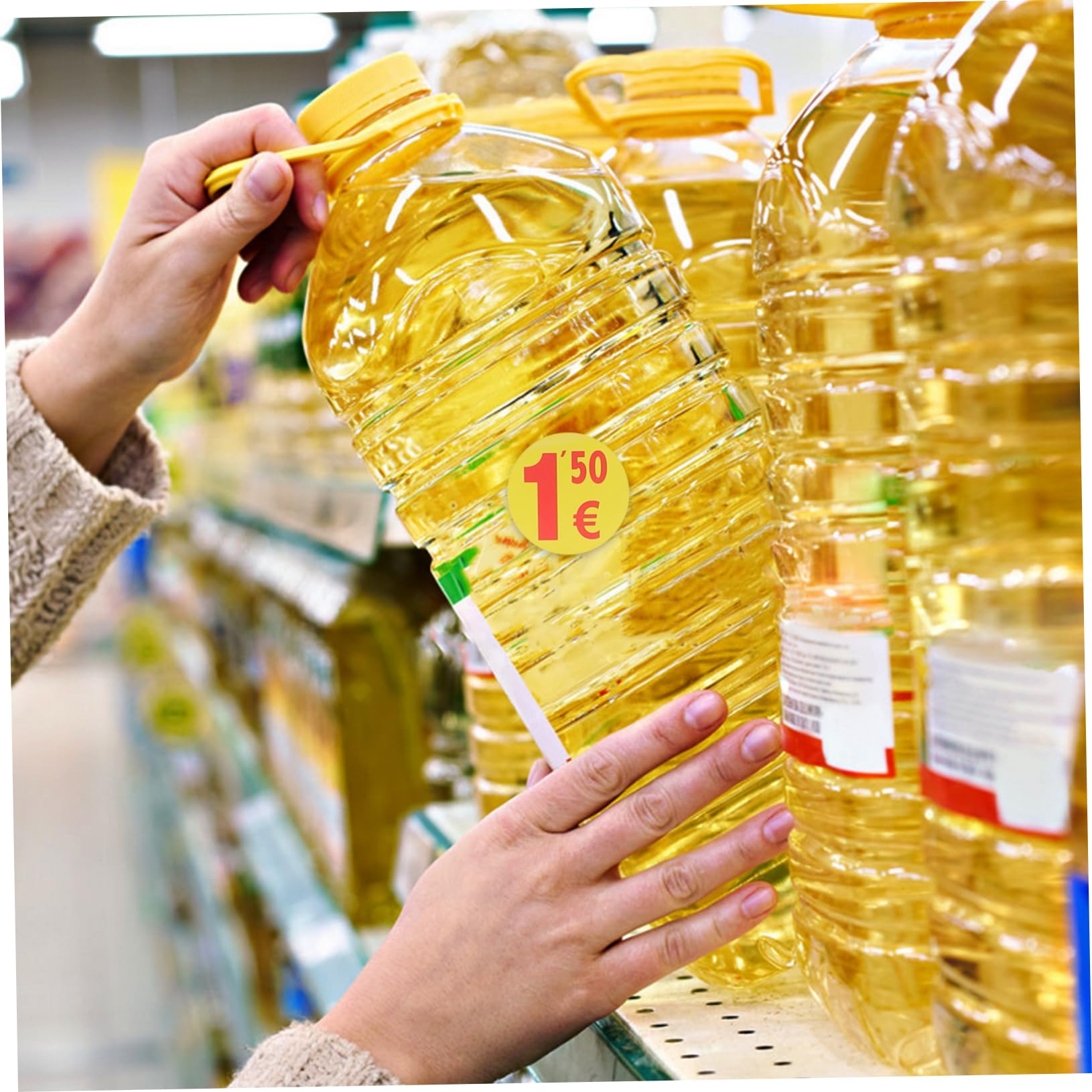 SEWACC 2 Rolls Sale Pricing Stickers 1000 Labels Yard Sale Stickers Prices Adhesive Tag Paper for Small Business