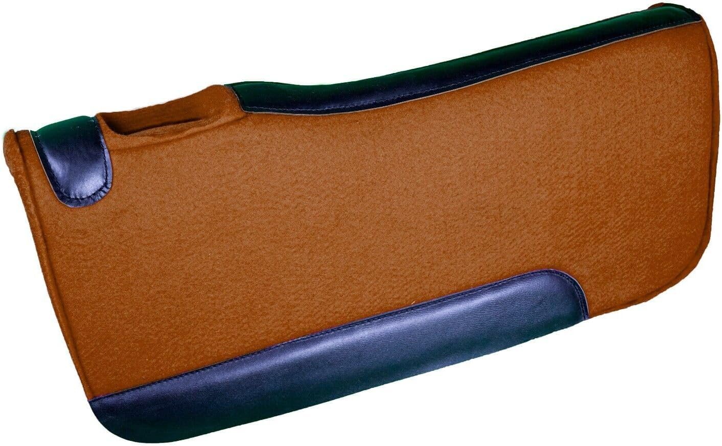 Western horse Felt Sottosella/sottosella sagomato in feltro di lana di alta qualità nelle misure 81,28 x 81,28 cm e 76,2 x 76,2 cm A06 (76,2 x 76,2 cm)