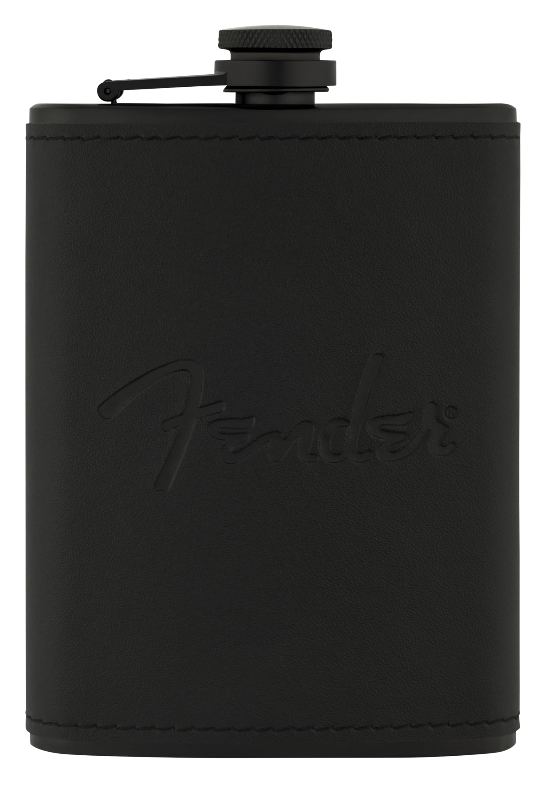 Flasque occultante Fender 237 ml en acier noir mat pour spiritueux