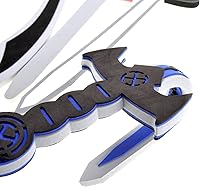 Vista 4 de PowerTRC Juego de 8 espadas con espadas únicas Cimitarras Espada larga Cutlasses Espada de Viking