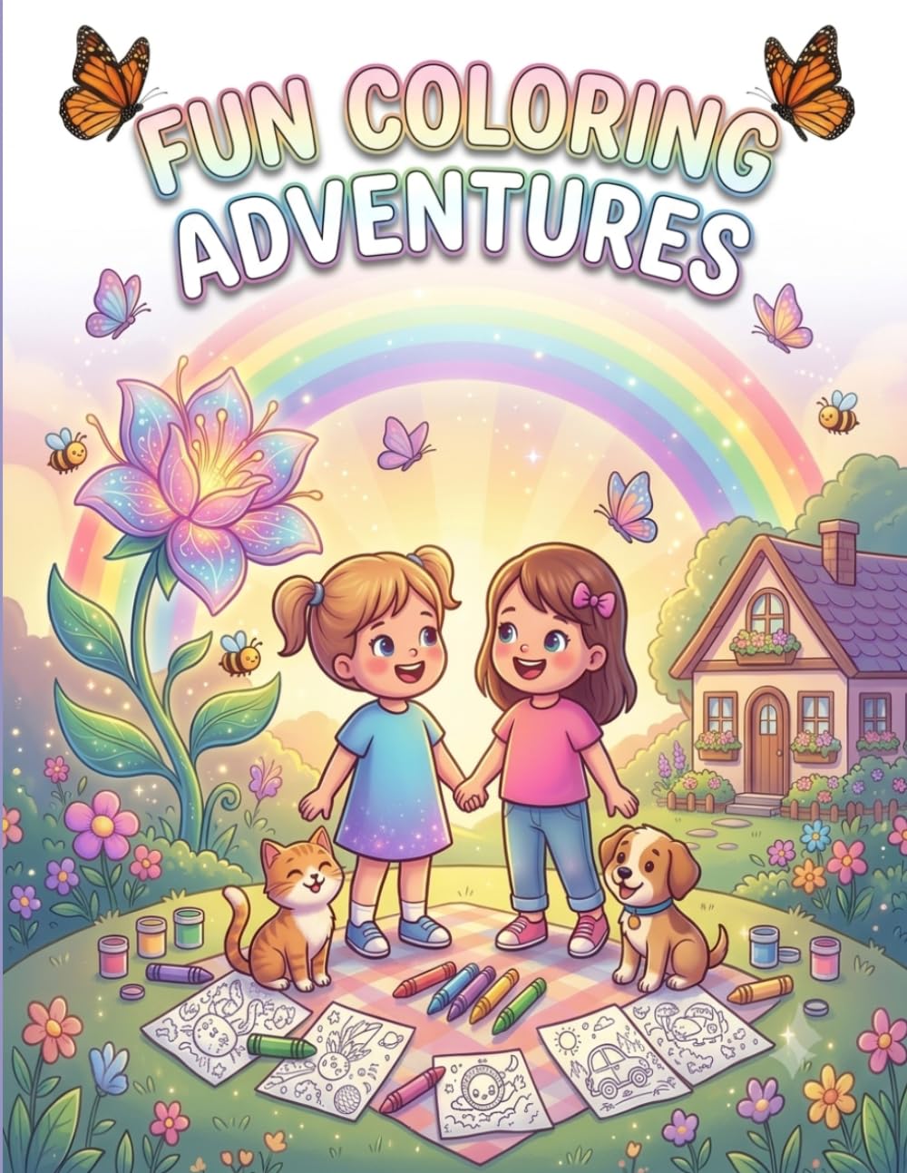 Fun Coloring Adventures: Coloring Book