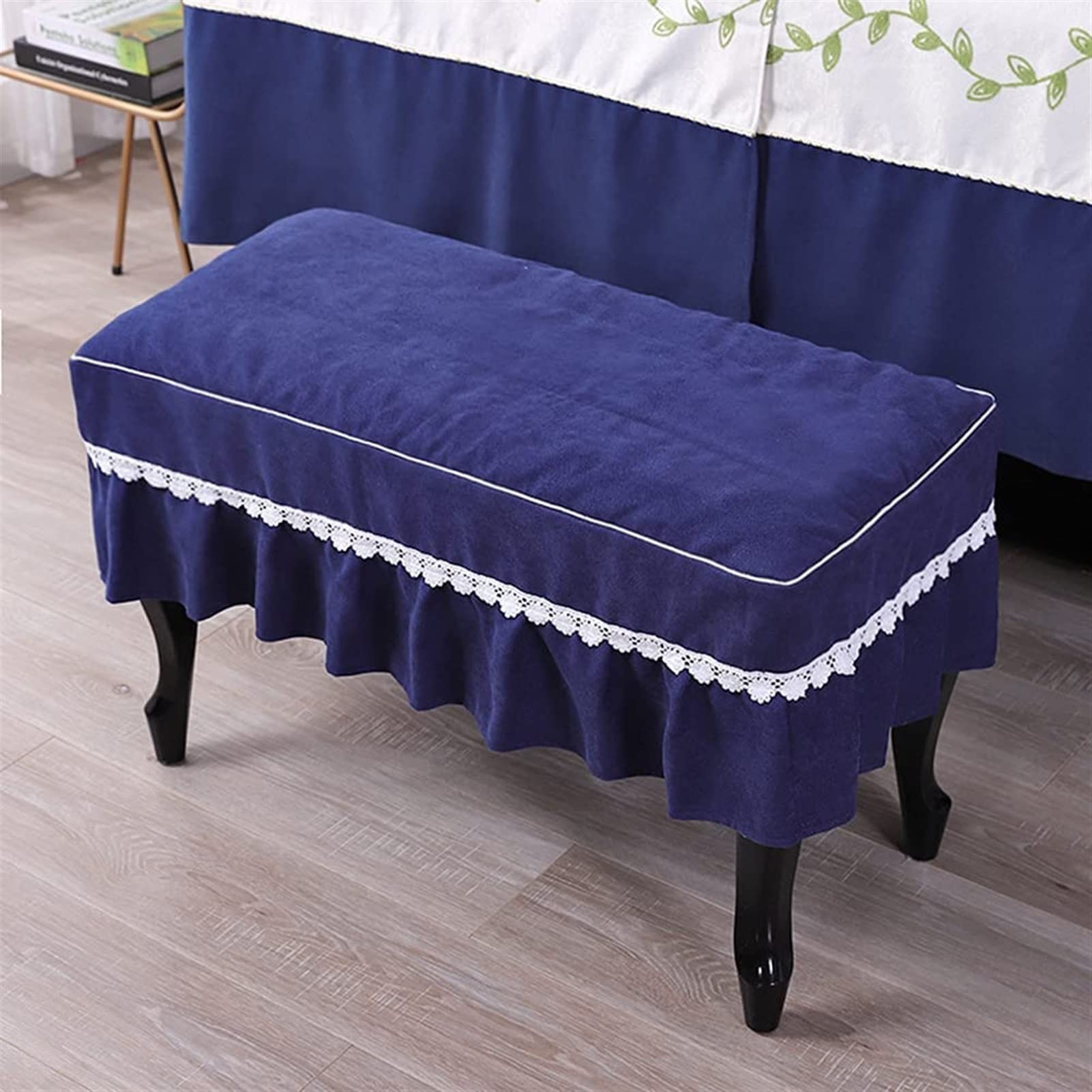Klavier-Staubschutz, Klavierabdeckung, E-Piano-Abdeckung, Klavierabdeckung, vollständige Abdeckung, staubdichte Abdeckung, modisch, niedlich, Heller Druck, Elegante Hockerabdeckung