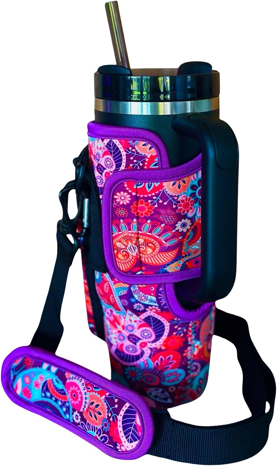 Water Bottle Carrier Compatible with Stanley 30oz Mug image 2