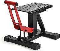 Vista 1 de Soporte de elevación para motocicleta, elevador, altura ajustable, accesorios para bici de cross