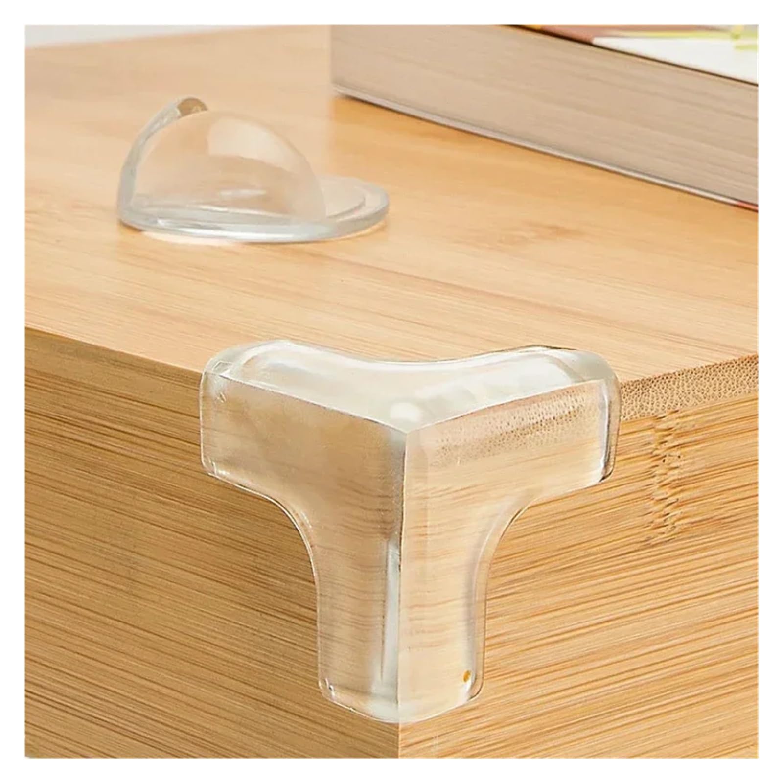 Protectores de Esquinas para mesas, Fundas Protectoras de Silicona Transparentes para Muebles, Ideales para la Seguridad Infantil.