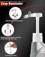 Vista 5 de Bomba de fluido para botellas de cuarto de galón estándar, bomba de 8 cc por carrera, aceite de engranaje de transferencia, líquido diferencial