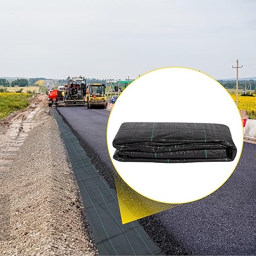 Miniatura 8 de VEVOR - Cubierta de tela geotextil tejida de alta resistencia para entrada, jardín, control y barrera contra malezas, cubierta para suelo, 12.5 x 30