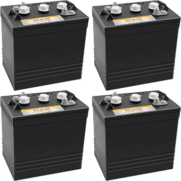 4 Pack 24V Combo of Banshee Heavy Duty 6V Flooded Lead Acid Batteries, Replaces Trojan T105, T125, T145, T605