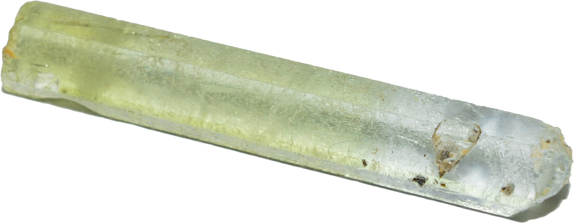 Heliodor Beryl rough & clean gemstone crystal 21.94 carat
