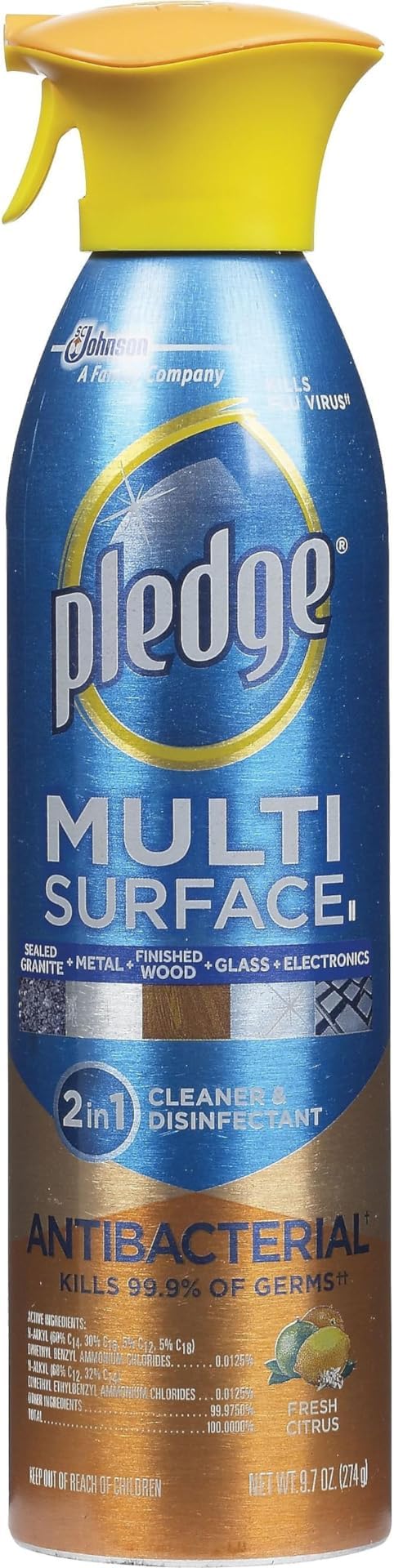 Pledge Multi Surface Antib antibacterial Everyday Cleaner - Thumbnail 3
