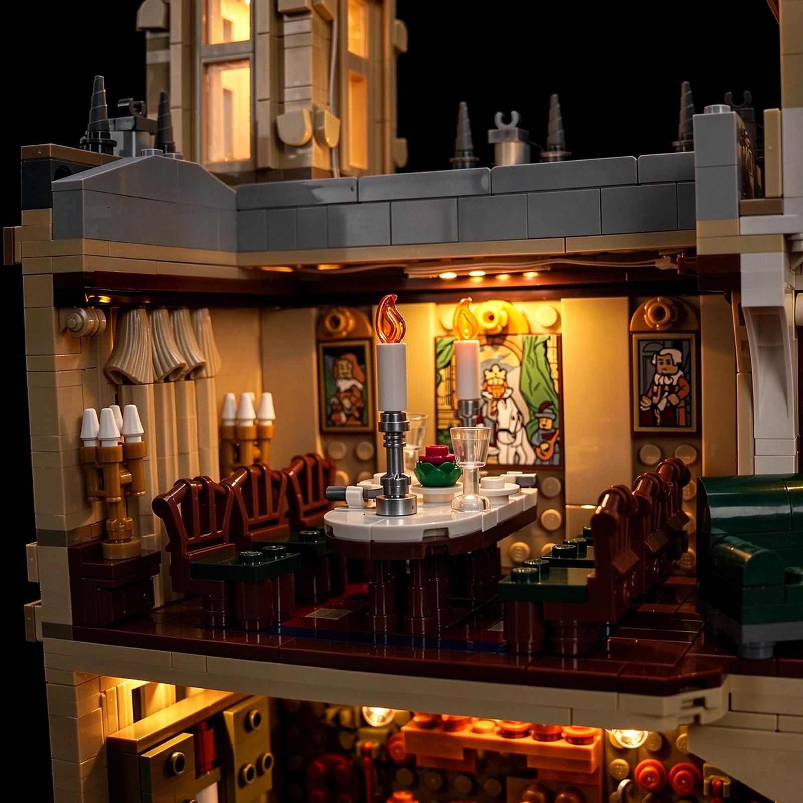 BrickBling Set di luci a LED compatibile con Lego Downton Abbey 21373