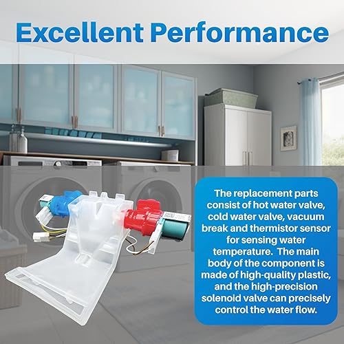 Miniatura 6 de Válvula de entrada de agua para lavadora maytag kenmore amana crosley inglis admiral