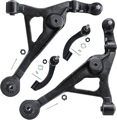 Miniatura 142 de Detroit Axle - Kit de 4 brazos de control delanteros para Chrysler 300 Dodge Challenger Charger Magnum, 2 brazos de control delantero inferiores con