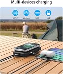 BLAVOR Solar Power Bank 10,000mAh, Wireless Portable Charger, 20W Fast Charging External Battery Pack with USB C for Cell Phones, Solar Panel Charger with Flashlight and Compass for Camping Outdoor
