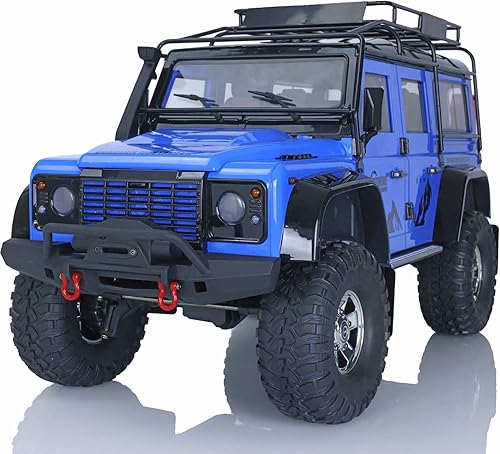 Miniatura 2 de 110 Rc Crawler Car 4X4 Off-Road Escalada Vehículo P411 19.8 lbs Servo Esc 2Speed Gear