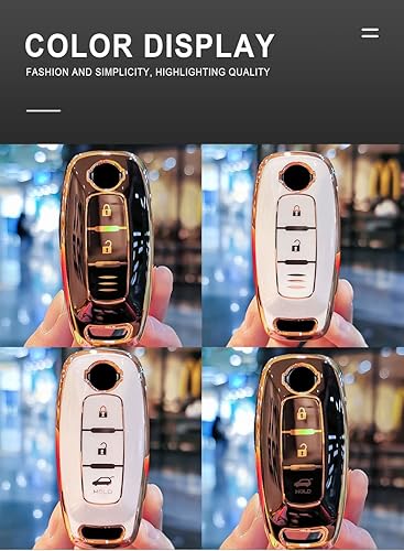 Miniatura 6 de ontto Chaqueta de llave con control remoto inteligente de 3 botones de TPU para Nissan Ariya Pathfinder Kicks X-Trail Rogue 8 Gen New Teana 2022