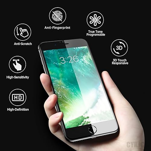 Miniatura 5 de para iPhone 6S Plus Reemplazo de pantalla de 5.5 pulgadas con botón de inicio, 6splus negro pantalla LCD digitalizador táctil 3D montaje completo