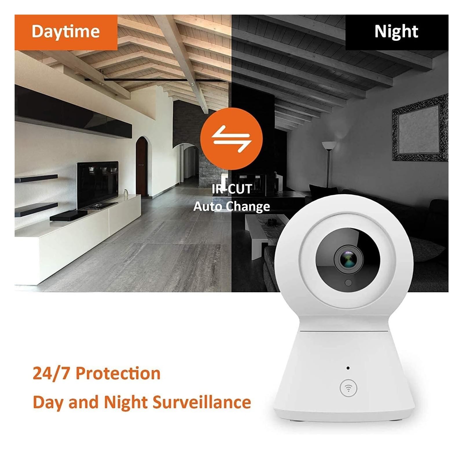 Sistema de alarma, De Alarma Al Aire Libre La Seguridad Del Antirrobo Sirena Flash Con Cámara 1080P Botón SOS For Los Ancianos/paciente(Set 2)