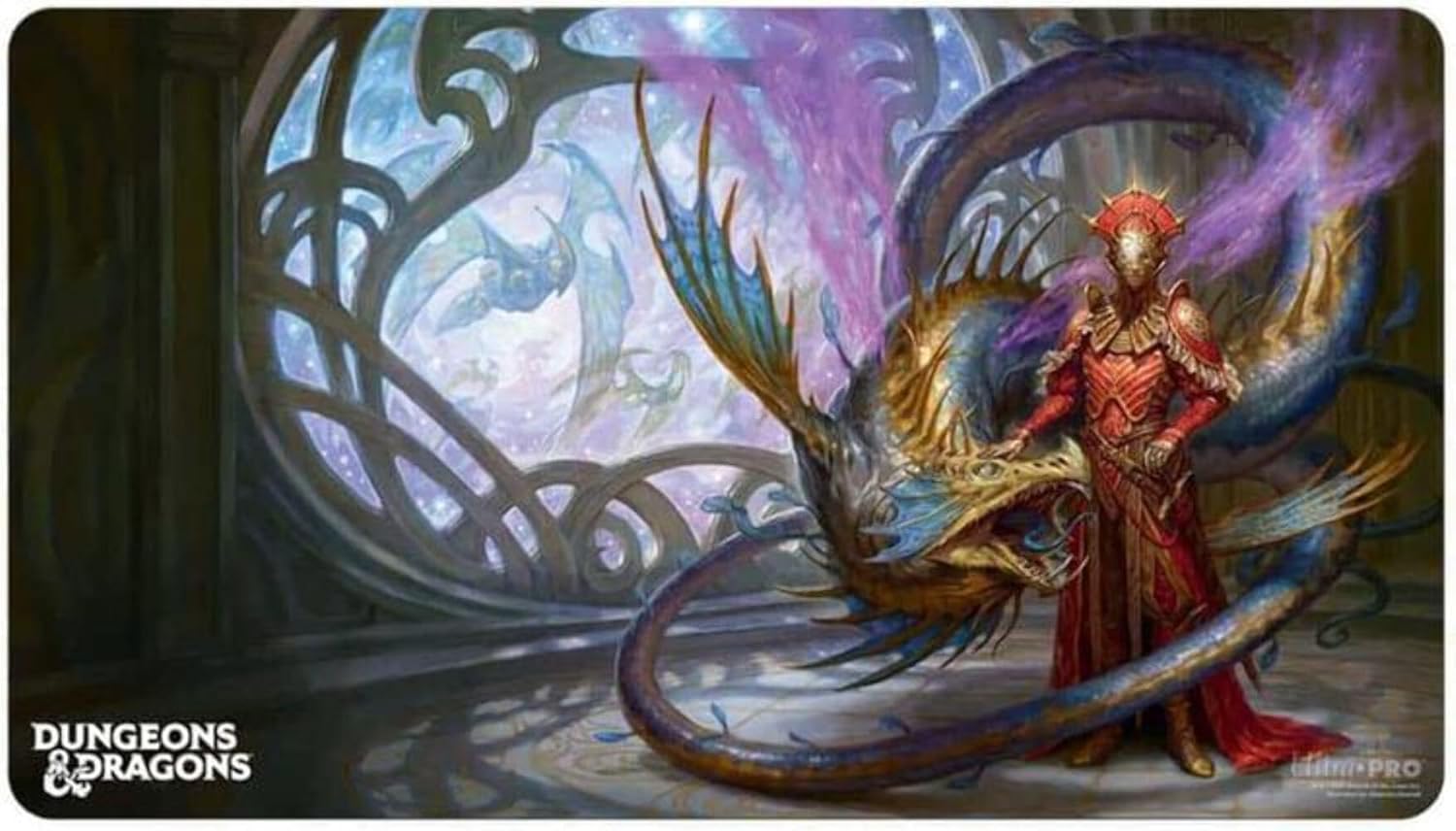 Ultra PRO - Dungeons & Dragons: Light of Xaryxis - Card Playmat Great for Card Games and Battles Against Friends and Enemies, Perfect for at Home Use As a Mousepad for PC or Desk Mat