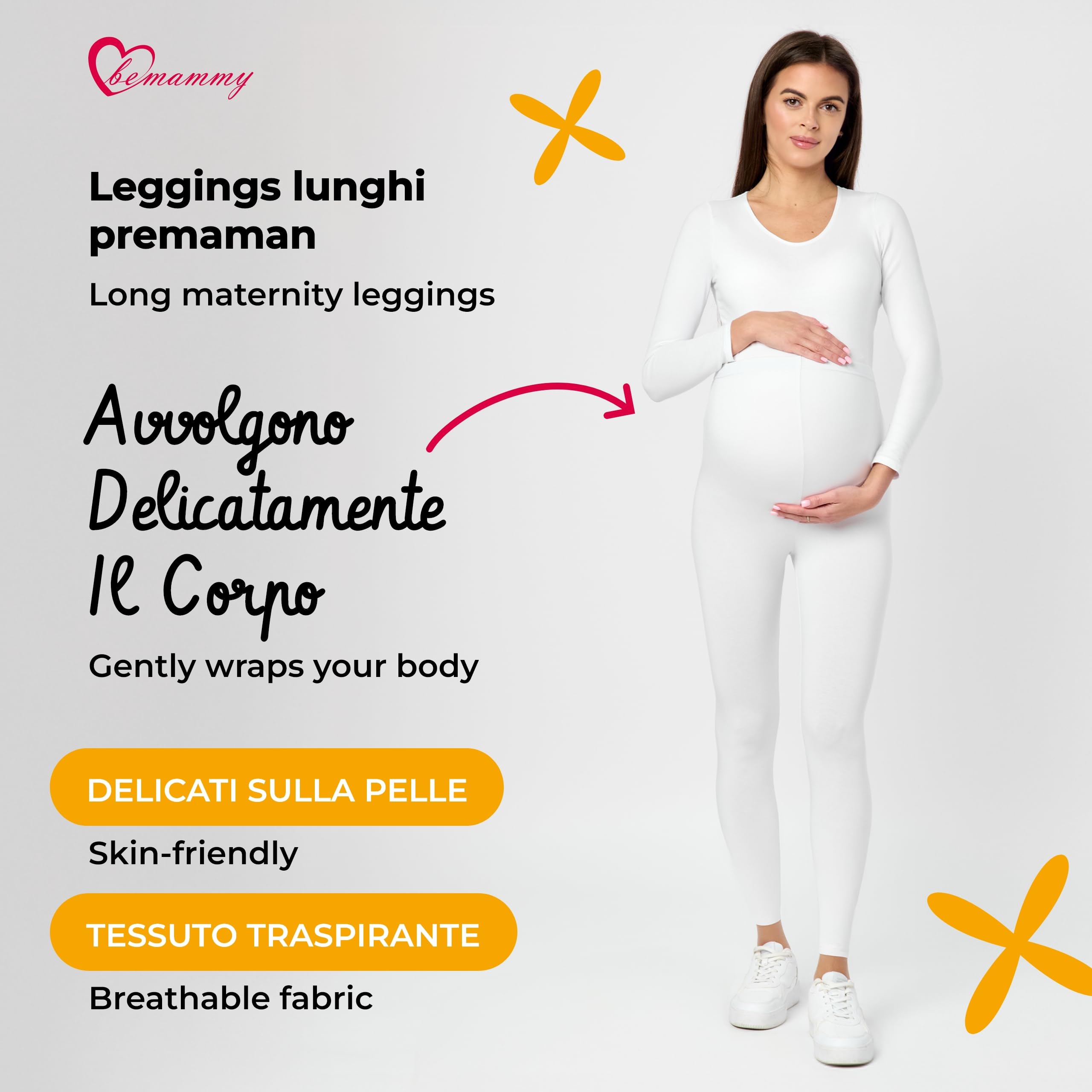 Be Mammy Leggings Premaman Lunghi BE20-230