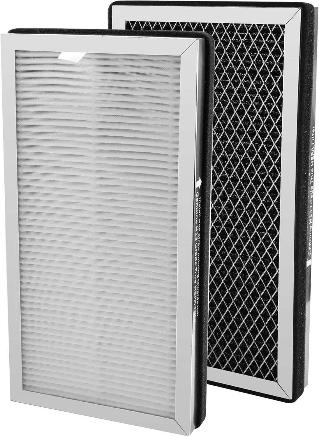 Replacement Parts Ture Hepa Filter and Activated Carbon Filter Compatible with Medify MA-15 Series Air Purifier, Pre-Filters 4-Pack