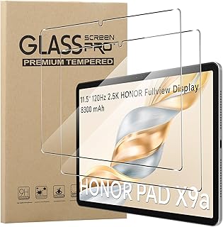 MEMELOKA Screen Protector for Honor Pad X9, Pack of 2, 9H Hardness, Anti-Fingerprint, Tempered Glass