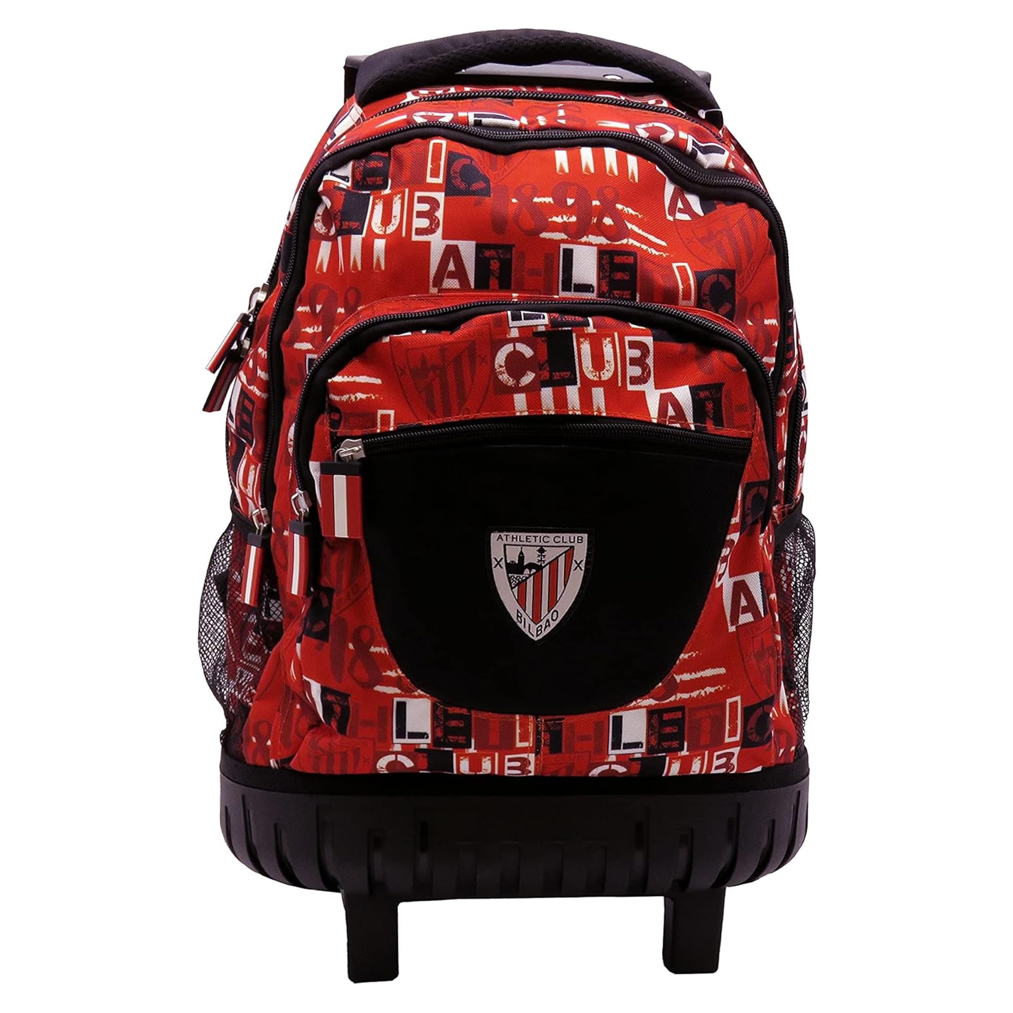 CYPBRANDS Athletic Club de Bilbao, Mochila Trolley, Color Rojo y Negro