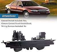 Vista 4 de 599199 Calentador A/C Interruptor de control de clima dual para 2000 2001 2002 2003 2004 2005 Buick Century 3.1L 2000-2004 Buick Regal 3.8L 10308120
