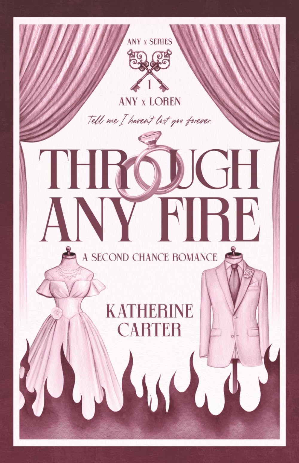 Through Any Fire: A Second Chance Marriage of Convenience Romance (Any x Series)