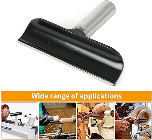 Miniatura 9 de Herramienta de torno de madera de acero inoxidable de 12 pulgadas, barra de descanso de 58 pulgadas, poste de torneado de madera, herramienta de