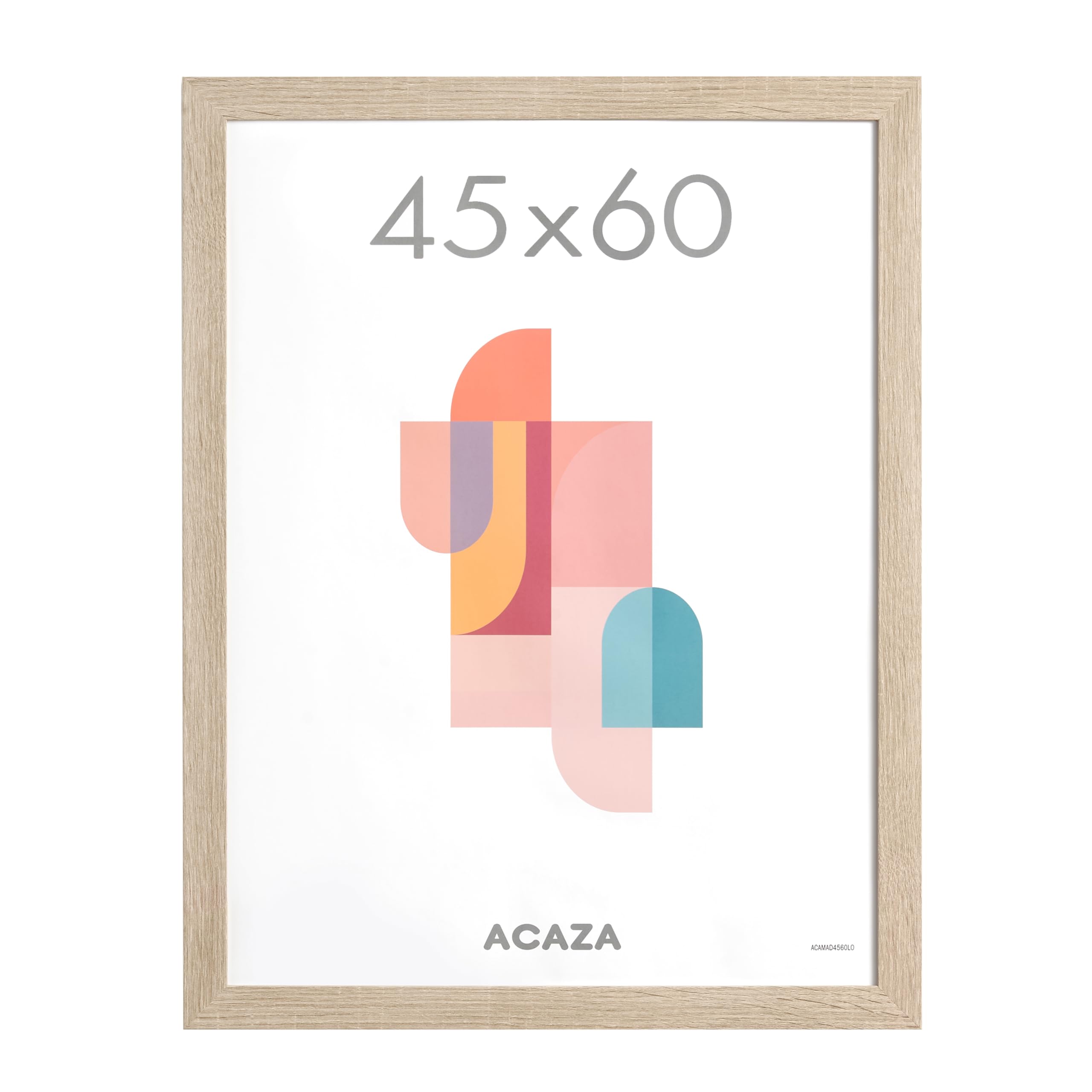 ACAZA 5-er Set Bilderrahmen 15x20 cm - Schwarz Holz - Fotorahmen für mehrere Fotos - Inkl. Acrylglas Schutz