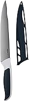 Vista 1 de Zyliss E920209 - Cuchillo para tallar cómodo, 7.3 in/7,25 pulgadas, acero inoxidable japonés, negro/blanco, cuchillo de cocina/cuchillo de carne