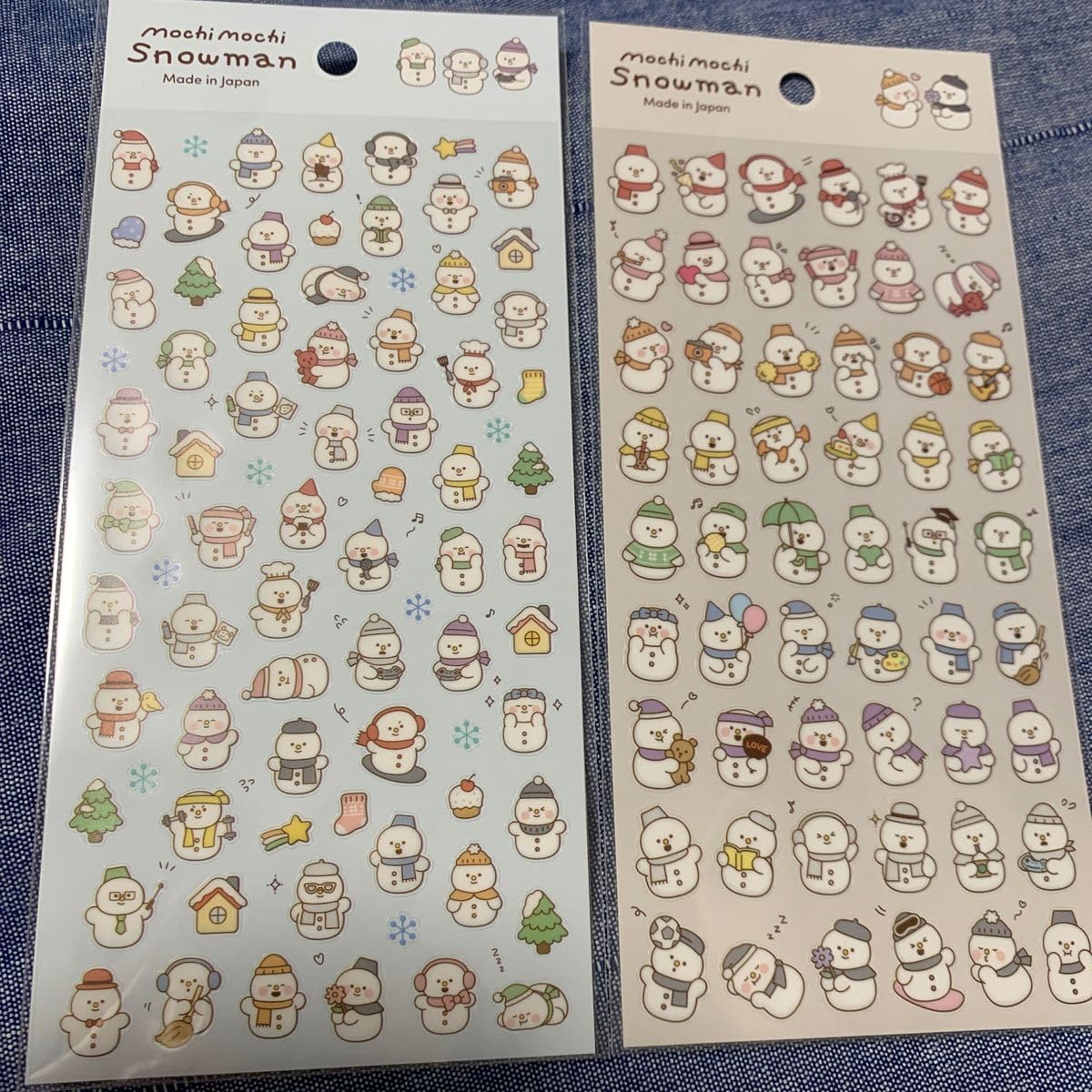 Amazon.co.jp: 雪だるま シートシール シール ステッカー スノーマン