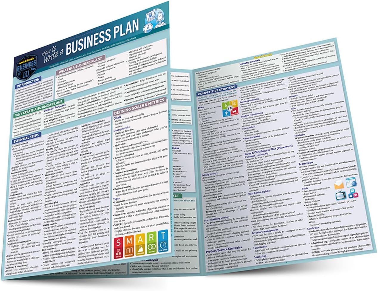 How to Write a Business Plan: a QuickStudy Laminated Reference Guide