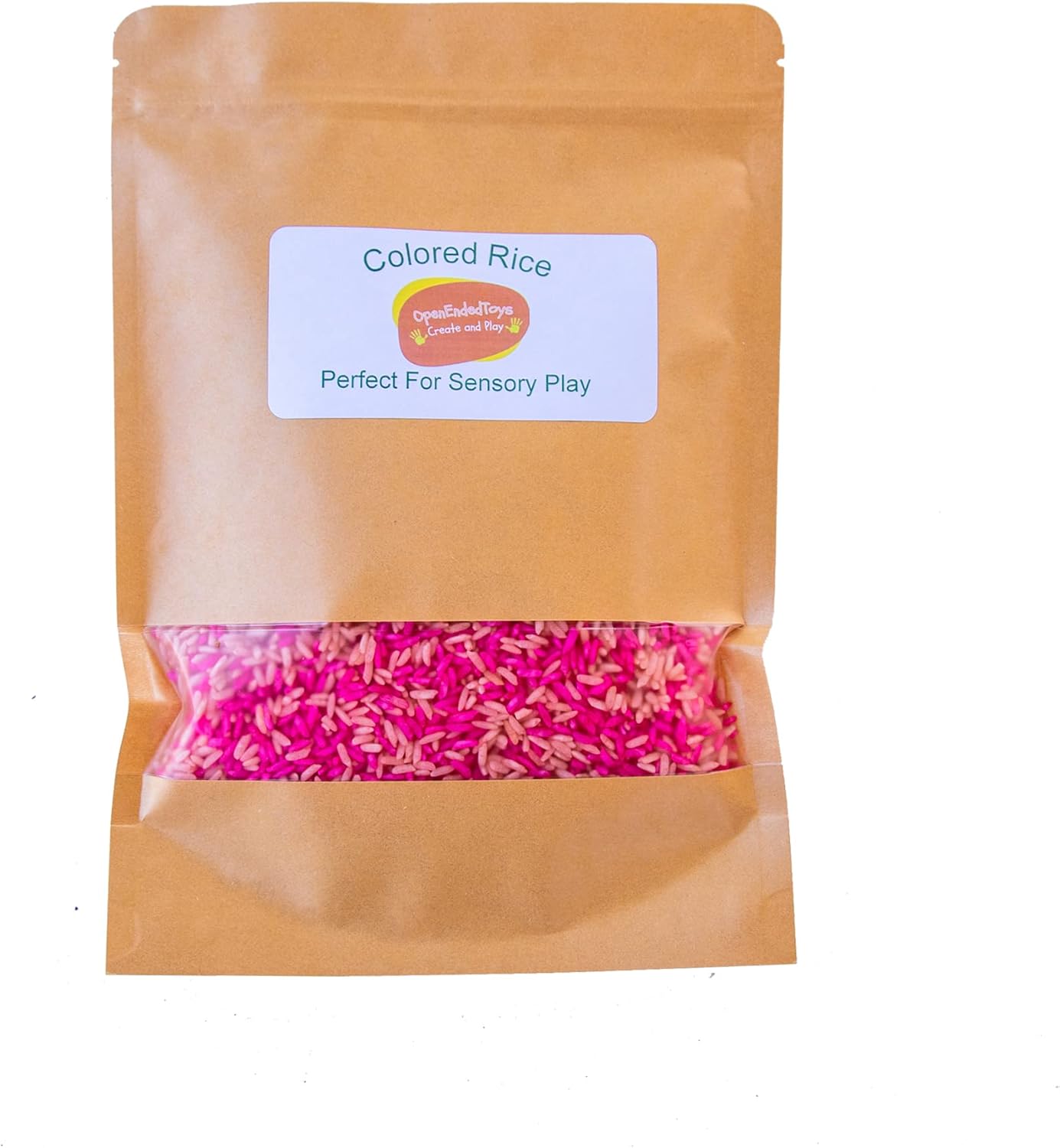 Sensory Rice, Colored Rice, Montessori Toys for Toddler, Sensory Toys, Fine Motor Learning, Unicorn Theme Sensory Rice (Pink and Light Pink) (10 Cups)