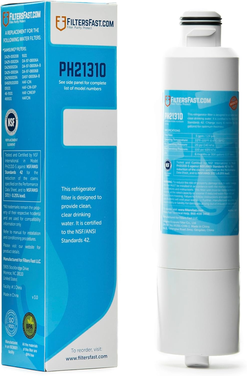 Filters Fast PH21310 Compatible Replacement for Samsung