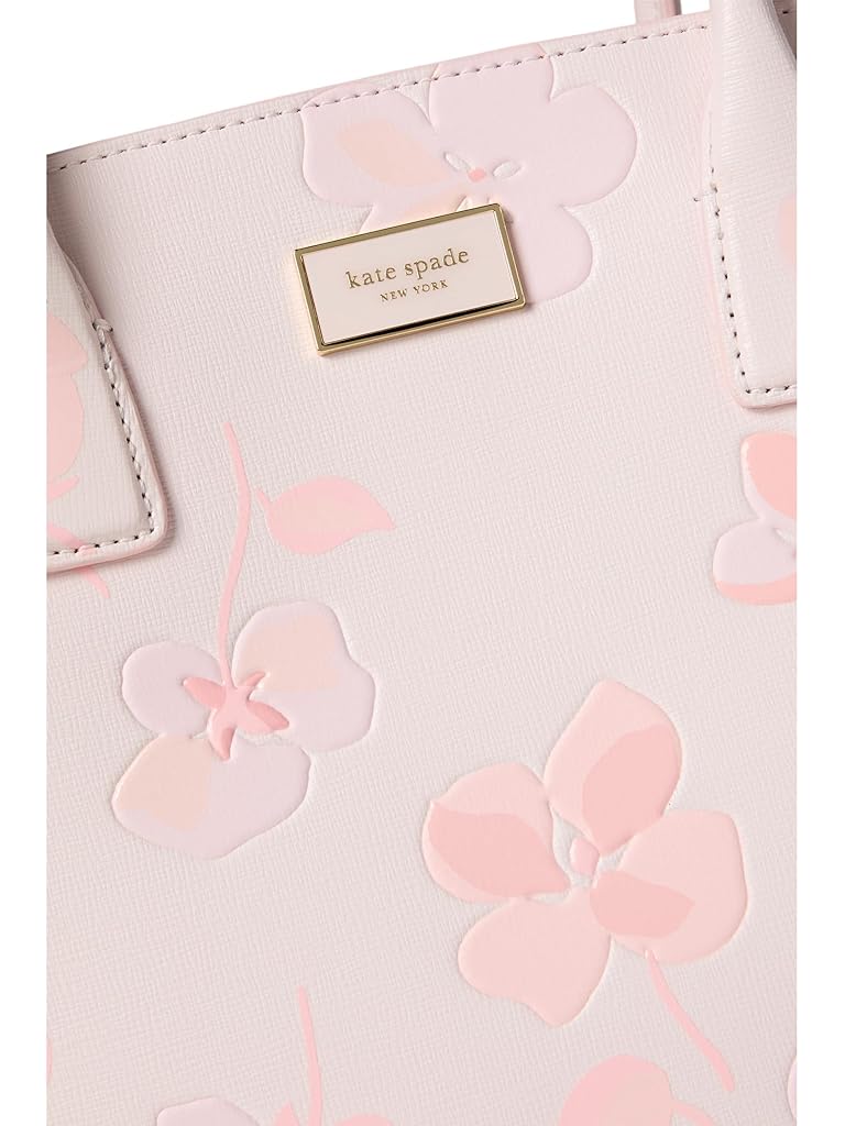 Pink Kate Spade New York Serena Spring Pansies Satchel