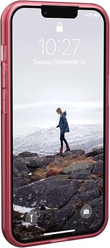 Miniatura 4 de URBAN ARMOR GEAR U by UAG - Funda protectora para iPhone 13 Pro, diseño de arcilla roja, delgada, ligera, elegante, transparente, resistente a los